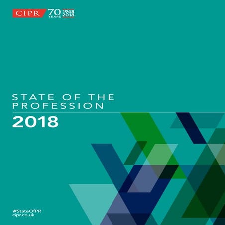 CIPR State of the Profession 2018