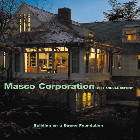Masco Annual Report2001