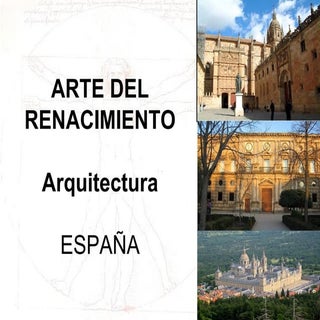 Arte Renacimiento Arquitectura España