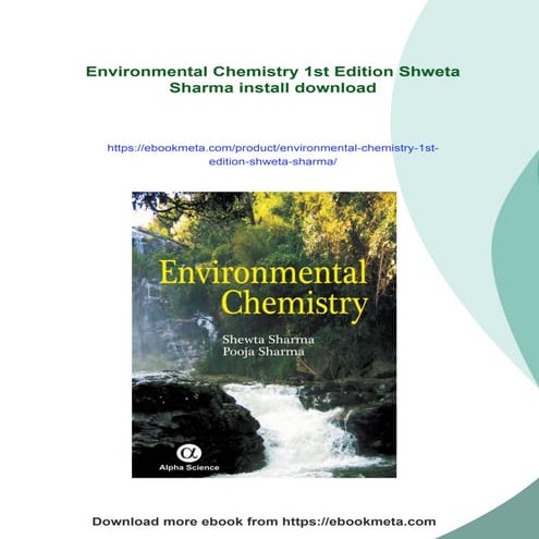 Environmental Chemistry 1st Edition Shweta Sharma | PDF