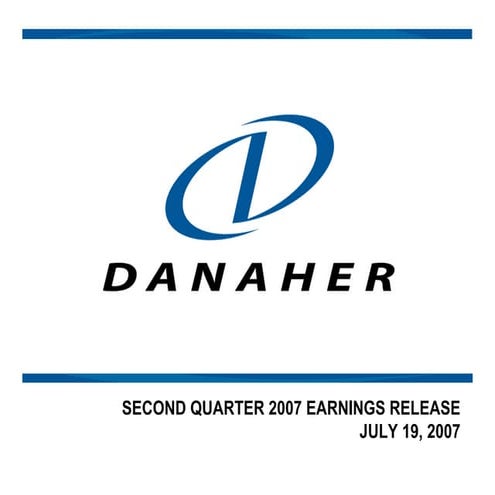 danaher 07_2Q_Preso