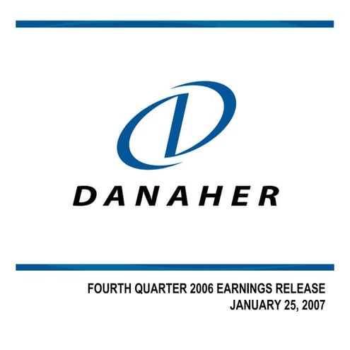 danaher 06_4Q_Preso