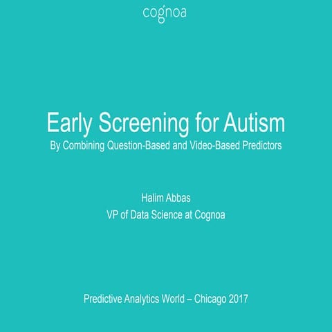 Autism Spectrum Disorder Detection with 2 Stage AI Model | PDF