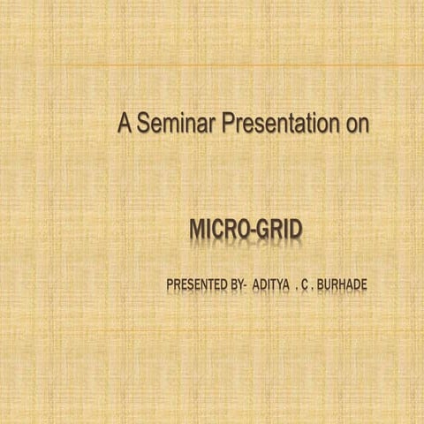 Micro-grid