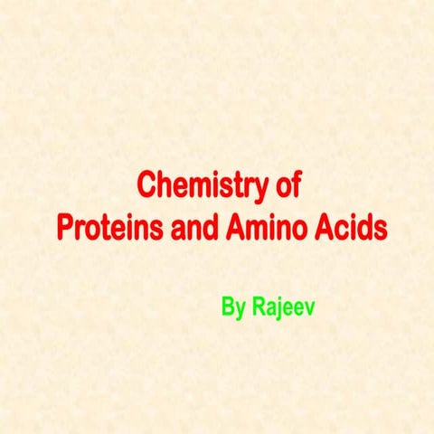 11412722 Proteins are the most abundant organic  molecules of the living syst...