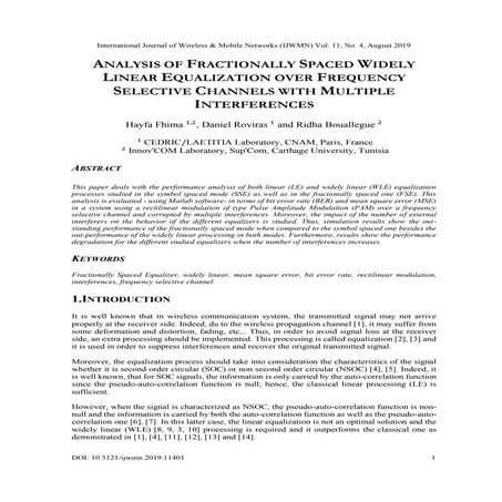 Analysis of Fractionally Spaced Widely Linear Equalization over Frequency Sel...