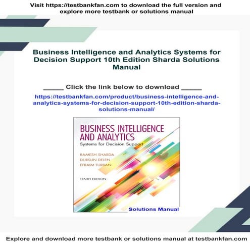 Business Intelligence and Analytics Systems for Decision Support 10th ...