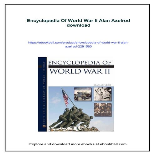 Encyclopedia Of World War Ii Alan Axelrod | PDF