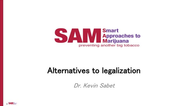 Cannabis Science & Policy Summit - Day 1 - Sabet
