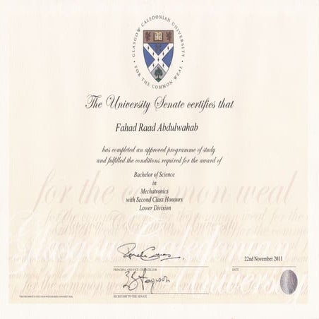 University Award Cert | PDF