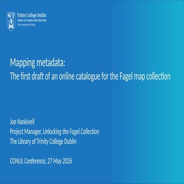 Building a Shared Catalogue for CONUL Libraries Ms Julia Christopher ...