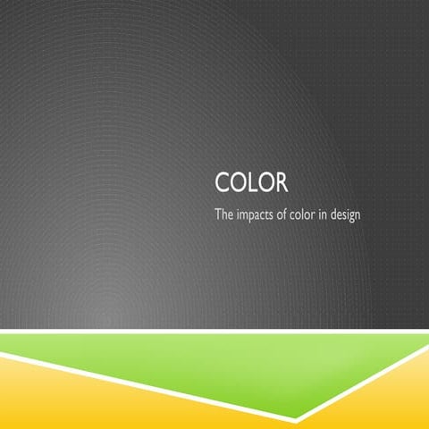 Design Element #4 - Color PowerPoint Unit