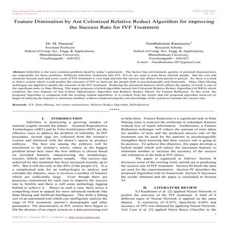 Feature Diminution by Ant Colonized Relative Reduct Algorithm for improving t...