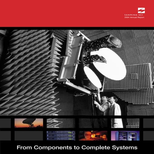 sanmina-sci annual reports 2004