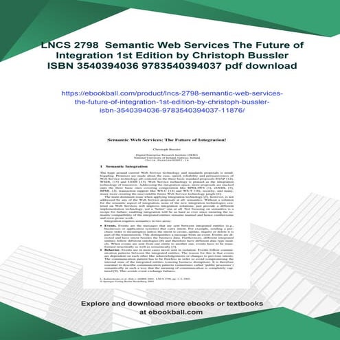 Unlocking Enterprise Value with Semantics-Based Integration and the ...