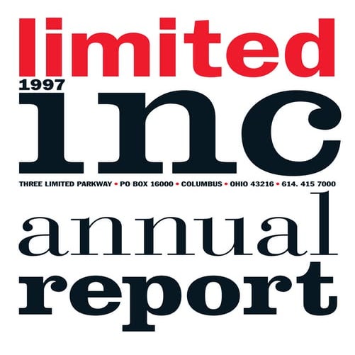 limited brands annual report 1997_full PDF