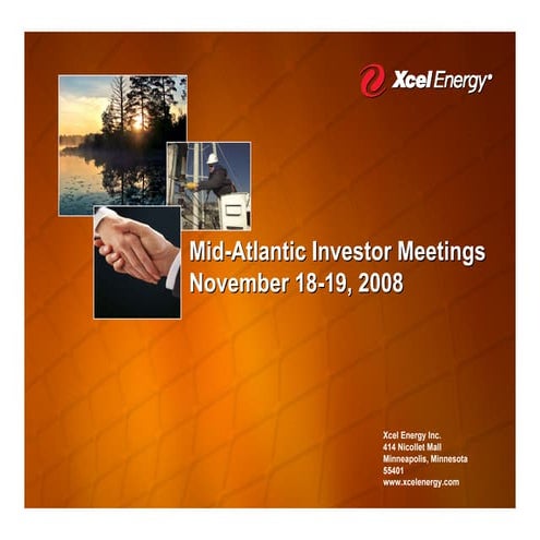 xcel energy  1108Mid-Atlantic_Presentation