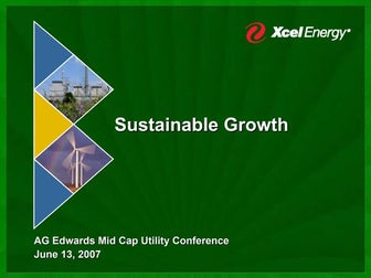xcel energy  6_12AGEdwardsSECPresentation