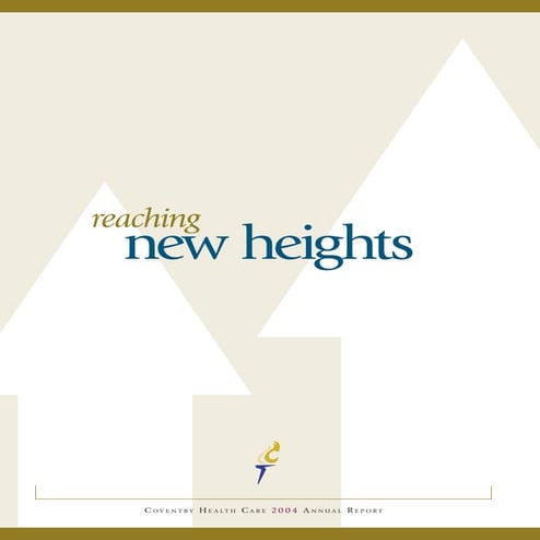 coventry health care annual reports 2004