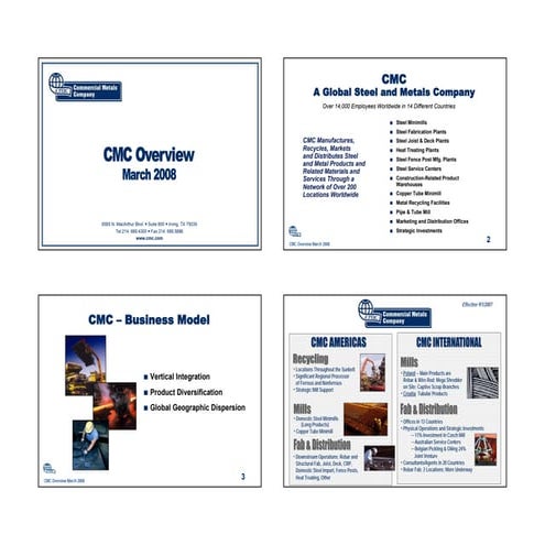 commercial metals Overview_03/08