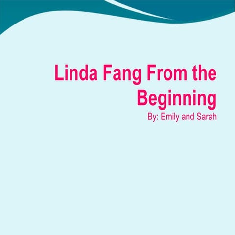 linda fang