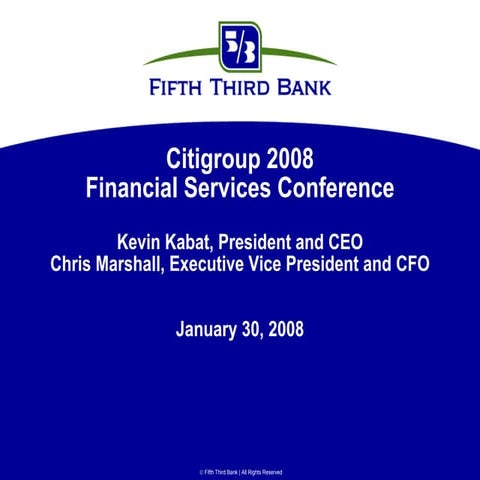 fifth third bancorp jan308