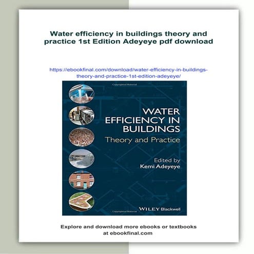 Uniform plumbing codes & water use efficiency_Neeta Sharma_2013 | PDF
