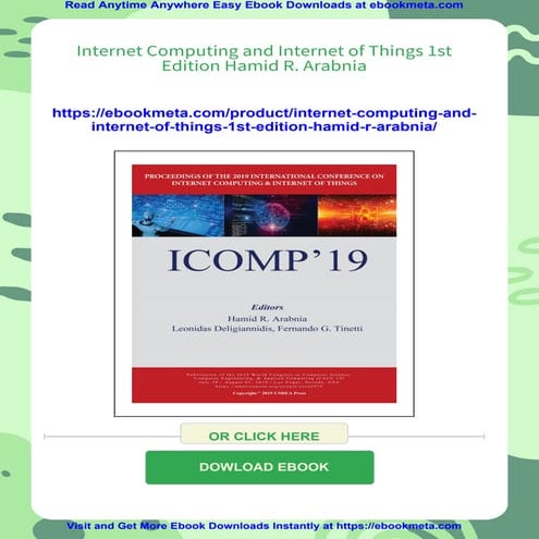 Internet Computing and Internet of Things 1st Edition Hamid R. Arabnia ...