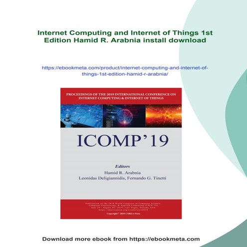 Internet Computing and Internet of Things 1st Edition Hamid R. Arabnia ...