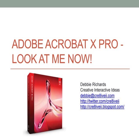 Adobe Acrobat X