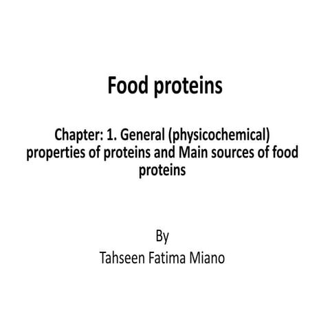 Food proteins (2)