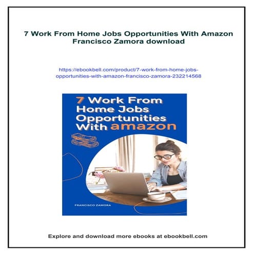 7 Work From Home Jobs Opportunities With Amazon Francisco Zamora