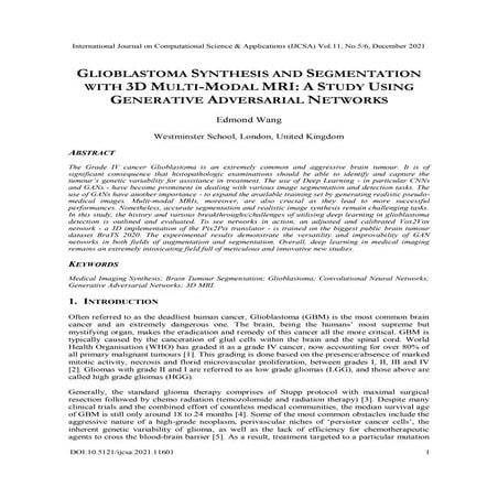 A STUDY USING GENERATIVE ADVERSARIAL NETWORKS | PDF