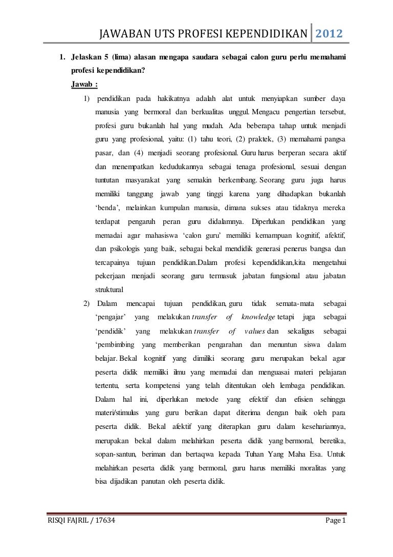 Soal Uts Pengantar Bimbingan Konseling Butuh Ilmu