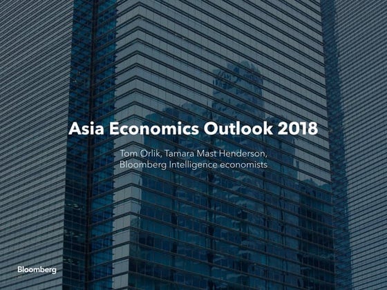 Asia Economics Outlook 2018
