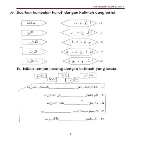soalan pendidikan islam tahun 2