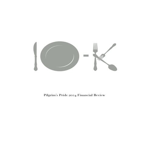 pilgrim's pride 10k_FY2004 | PDF