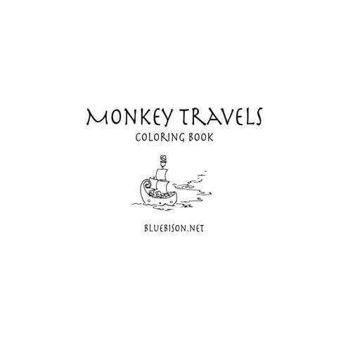 16857395-Bluebison-Coloring-Pack-3-Monkey-Travels