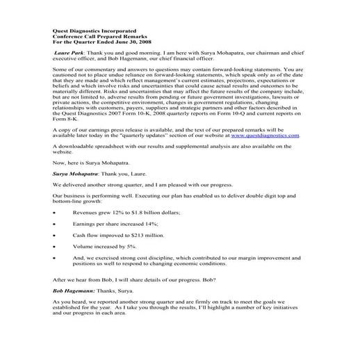 WuXi Pharma Tech First Quarter 2013 Earnings Presentation | PDF