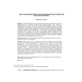 Uma avaliação crítica das estimativ...