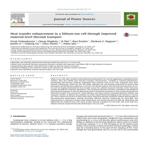 Design and development of cooling system of battery in an electric two ...