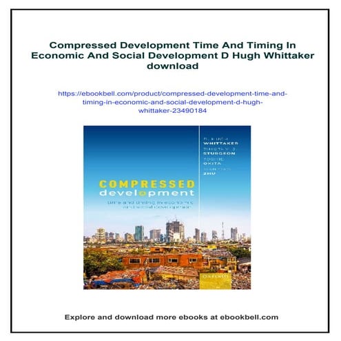Compressed Development Time And Timing In Economic And Social ...