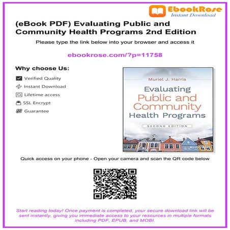 Evaluation of health programs | PPTX