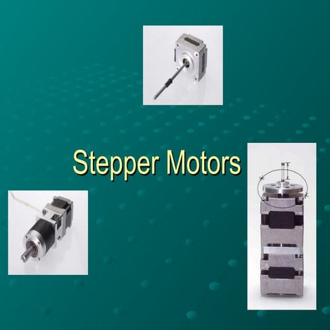stepper motor electrical machines - 2 ppt
