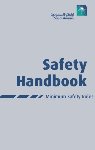 Safety handbook Saudi Aramco BY Muhammad Fahad Ansari 12IEEM14