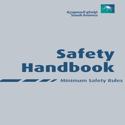 Safety handbook Saudi Aramco  BY Muhammad Fahad Ansari  12IEEM14