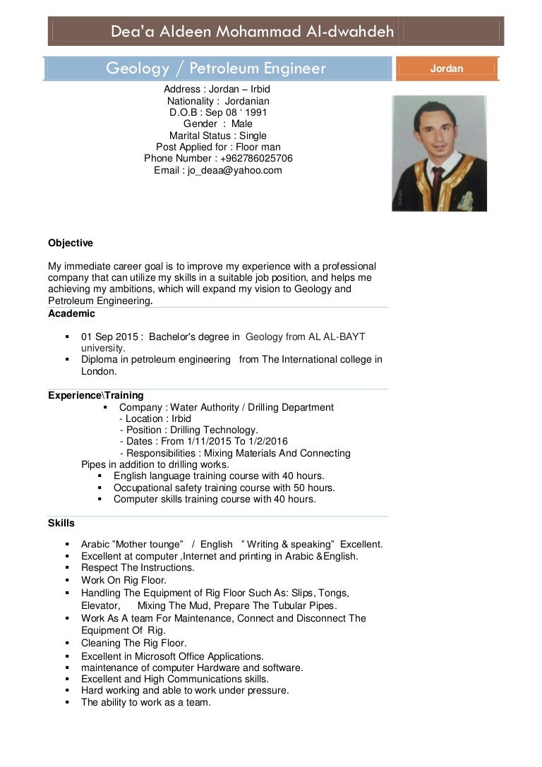 CVpetroleum Engineer