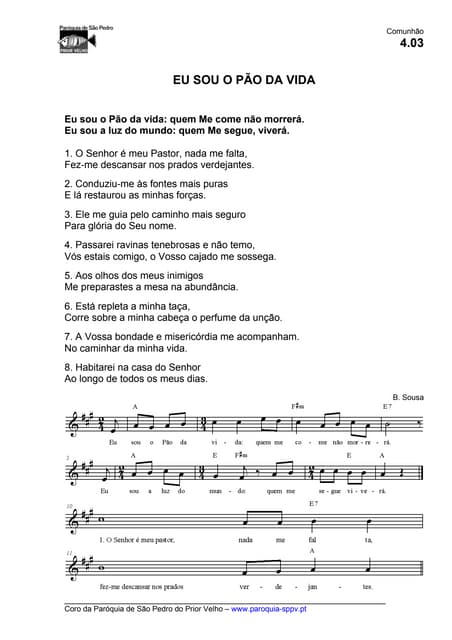 077 - Eu Sou o Pão da Vida - b sousa (C) | PDF