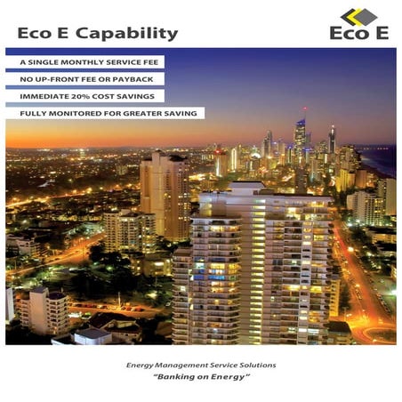 Eco E Capability Brochure