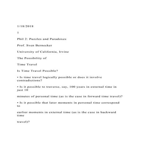 11820181Phil 2 Puzzles and ParadoxesProf. Sven .docx